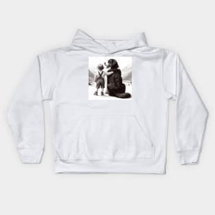 Bernese mountain dog Kids Hoodie